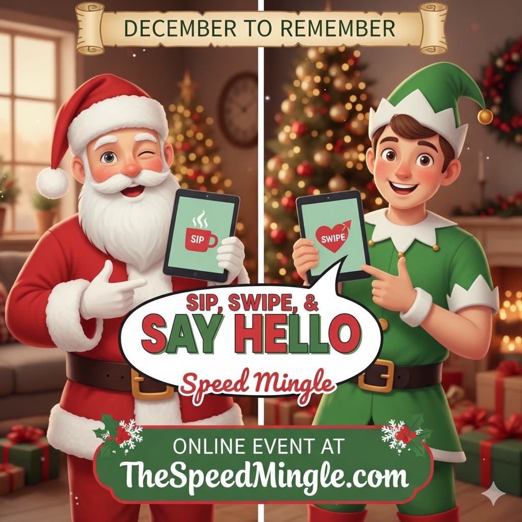Sip, Swipe & Say Hello: The 4-Minute Date Online Speed Mingle Event