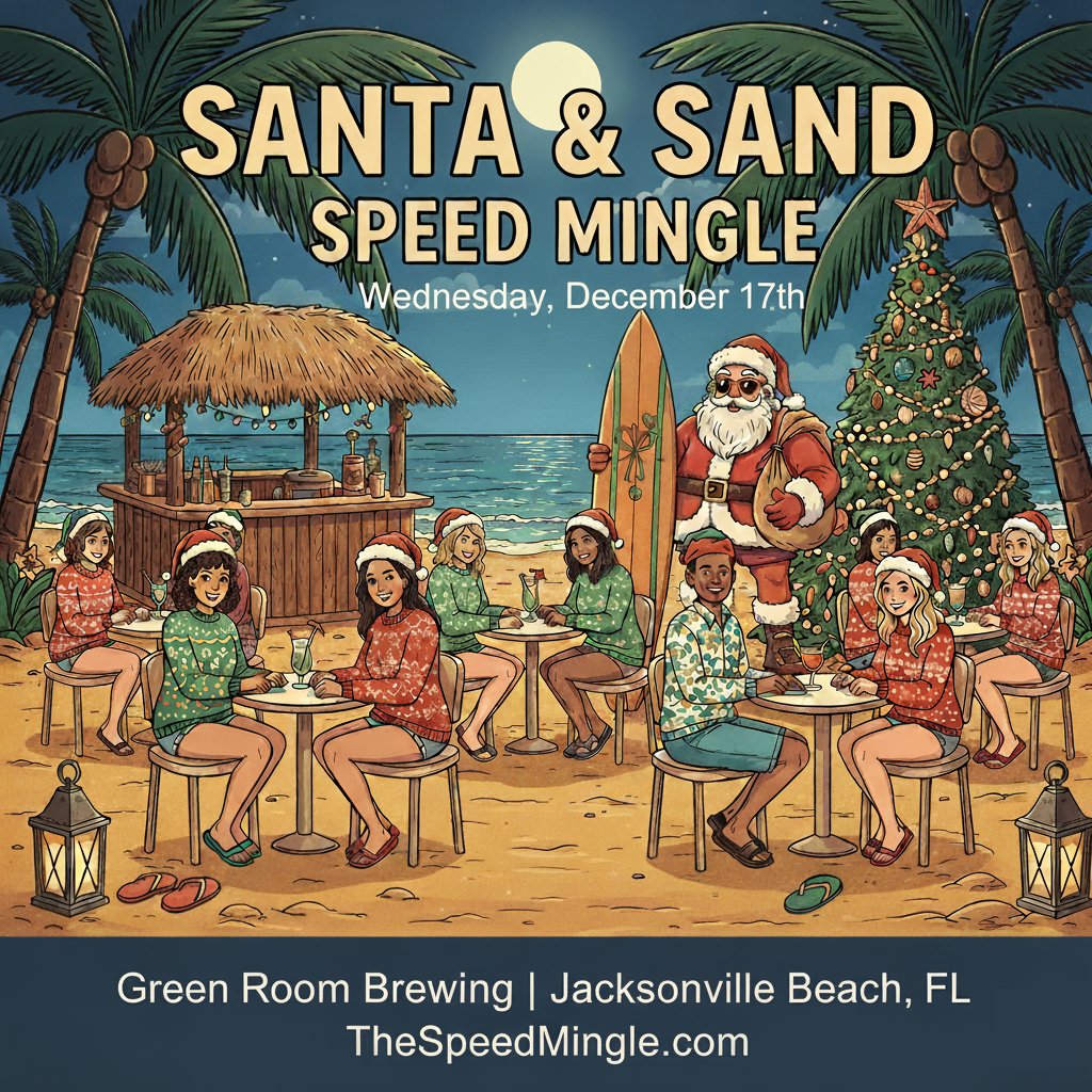 Jacksonville Beach, FL Santa & Sand Speed Mingle