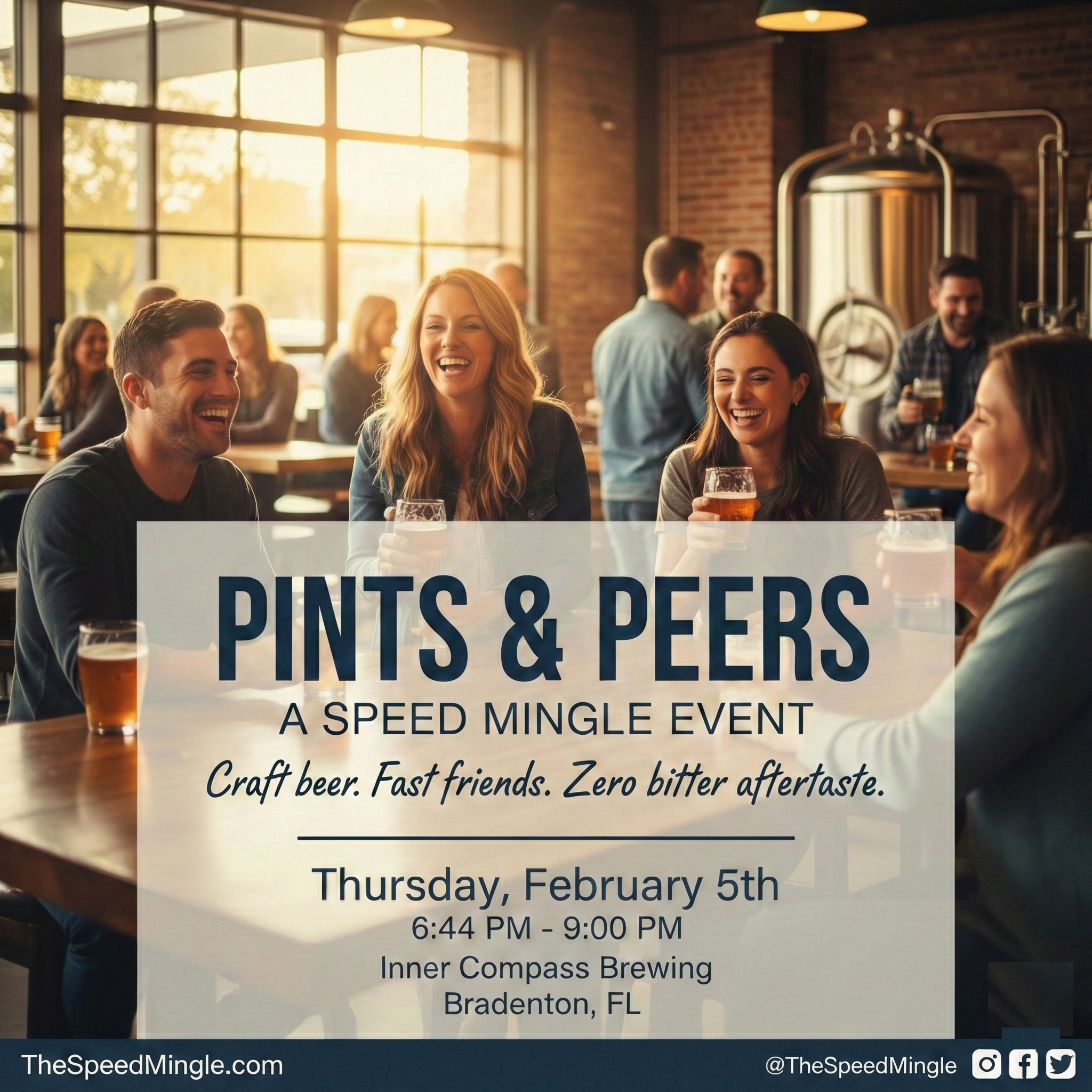 Bradenton, FL Pints & Peers Speed Mingle