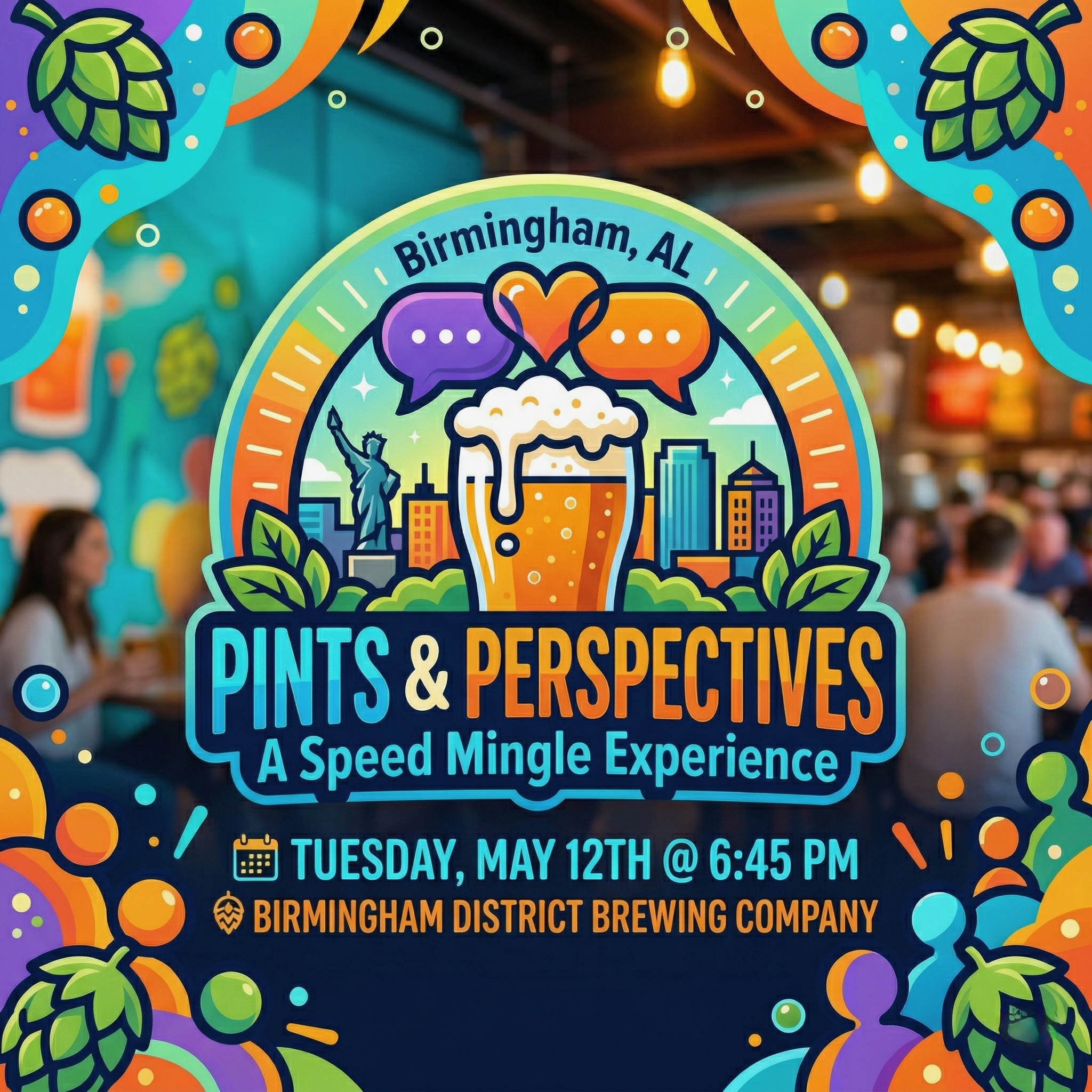Birmingham, AL Pints & Perspectives Speed Mingle