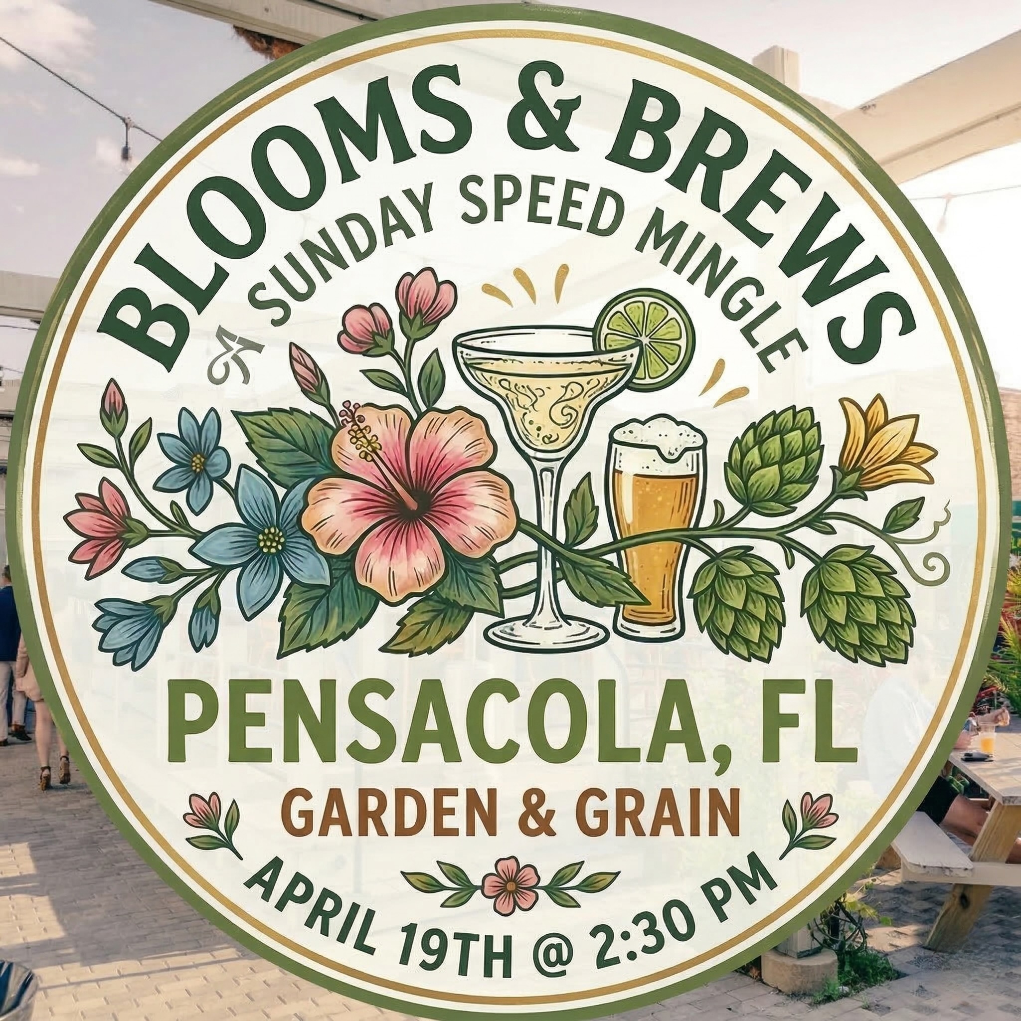 Pensacola, FL Blooms & Brews Speed Mingle