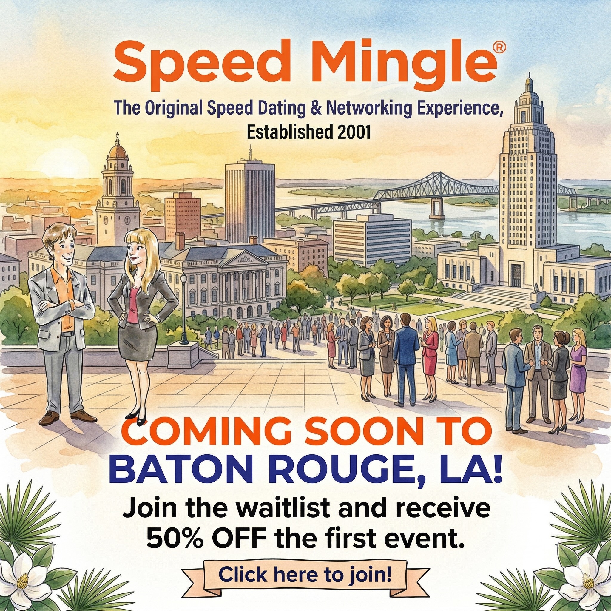 Baton Rouge, LA Speed Mingle Event