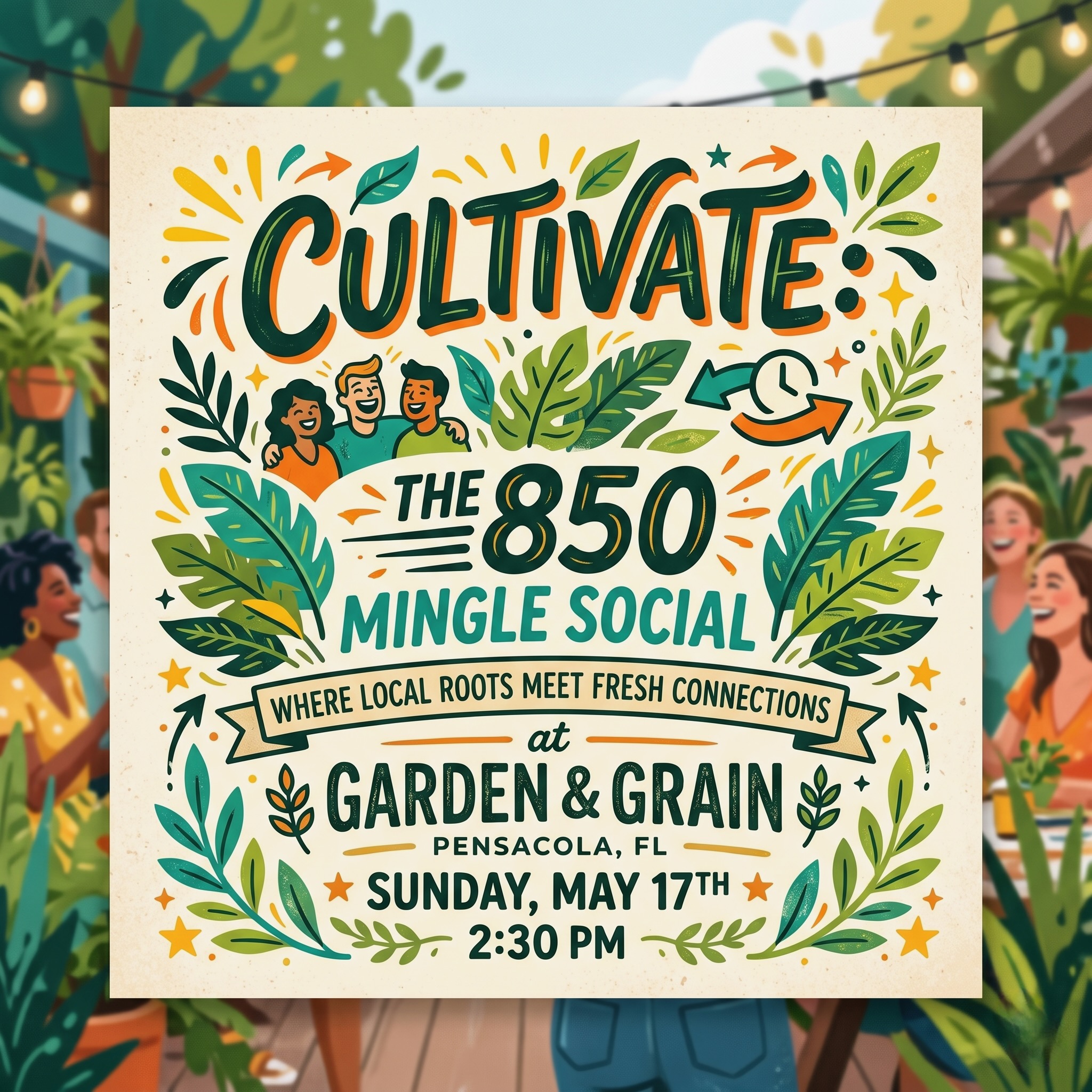 Cultivate: The 850 Speed Mingle Social