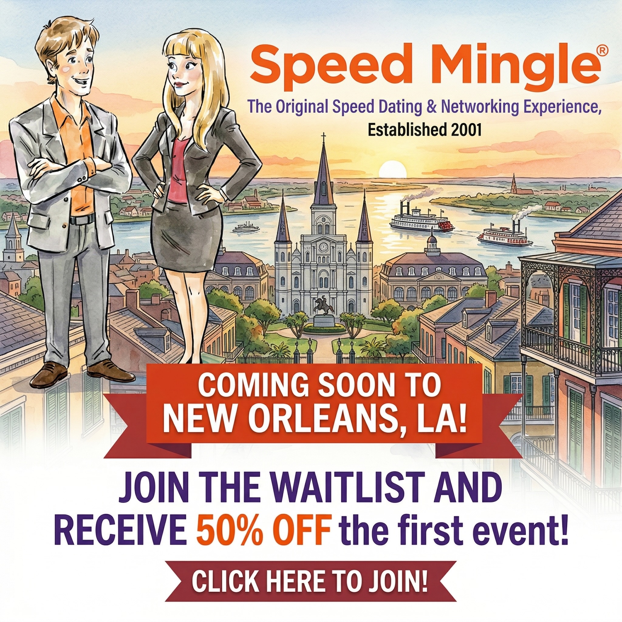 New Orleans, LA Speed Mingle Event