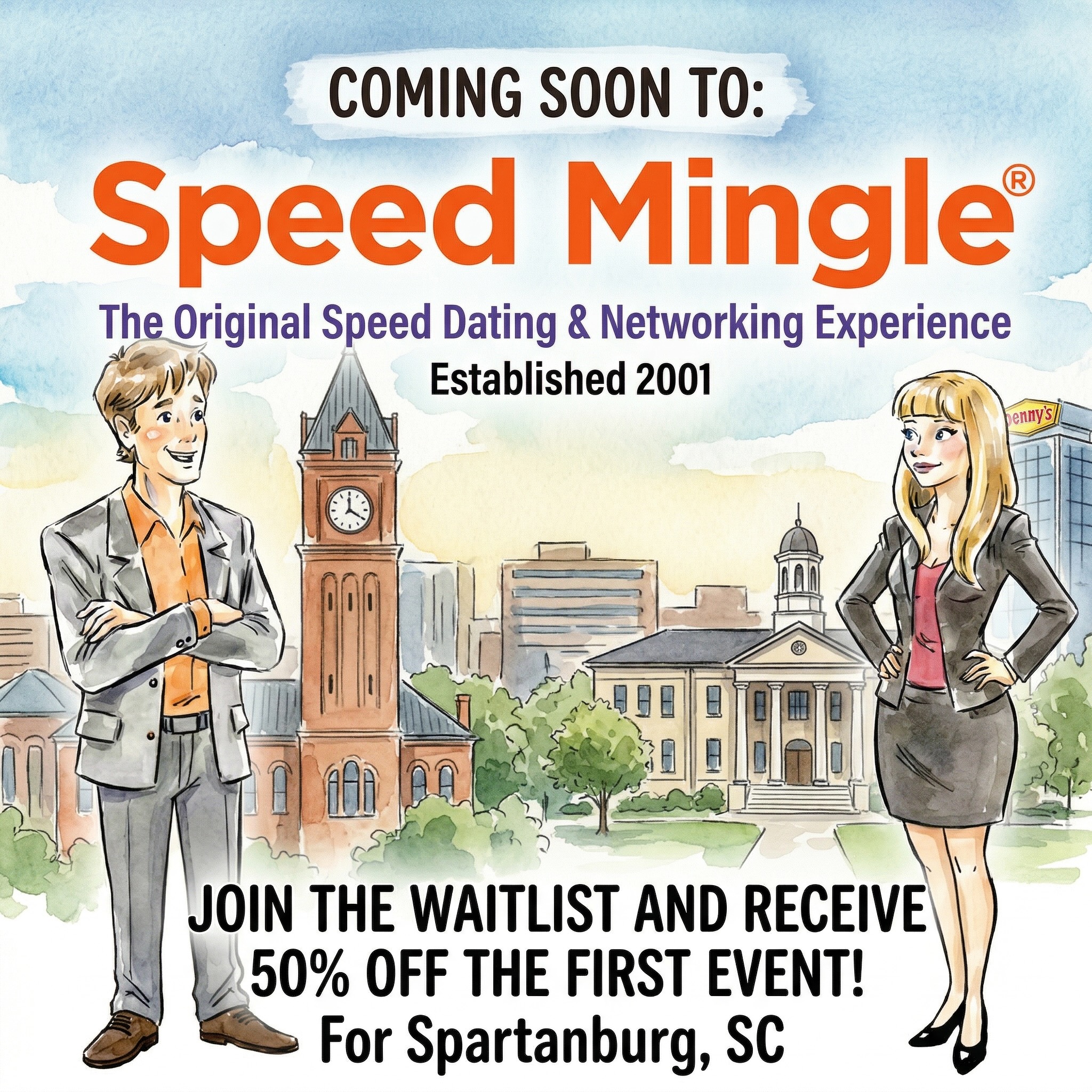 Spartanburg, SC Speed Mingle Event