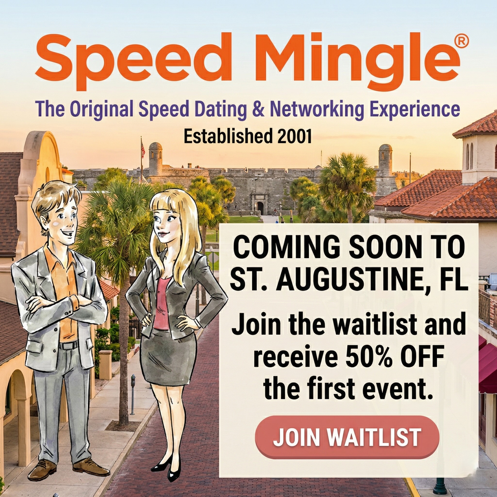 Saint Augustine, FL Speed Mingle Event