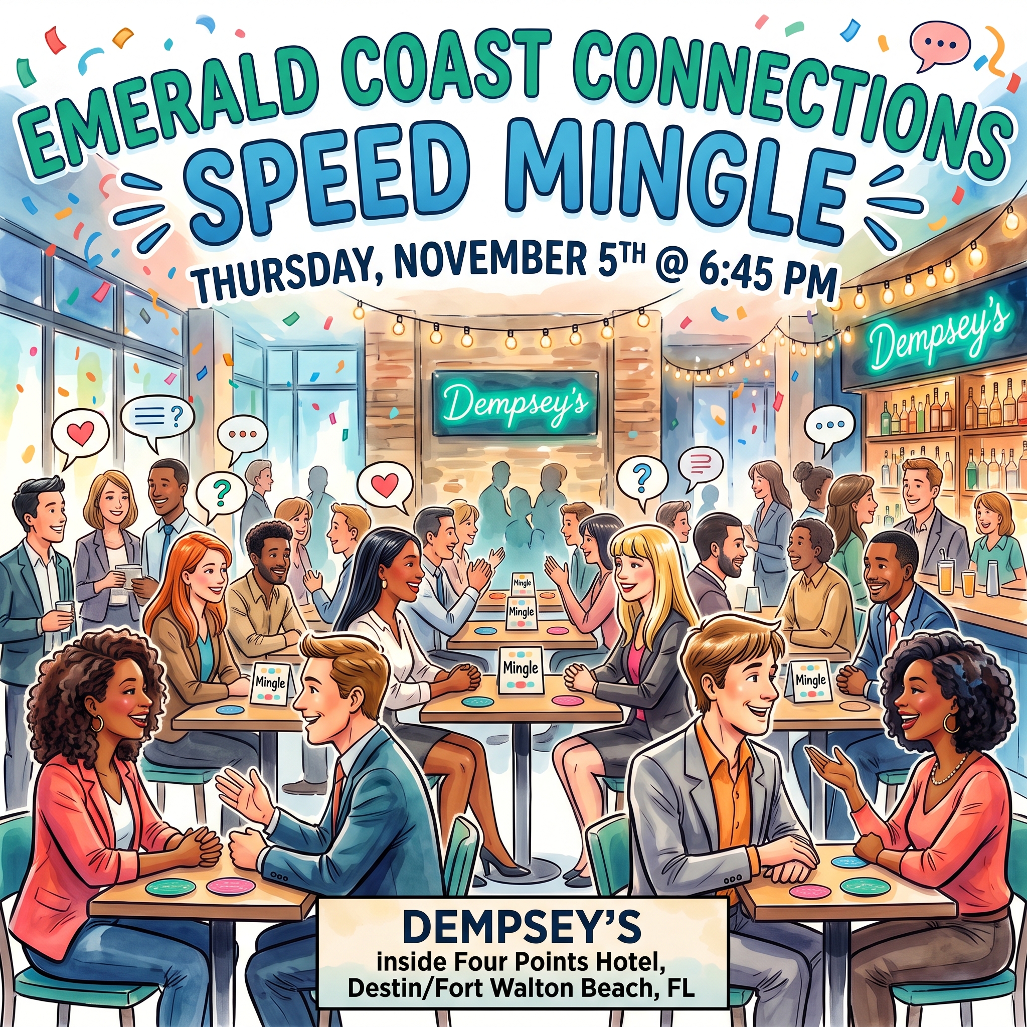 Emerald Coast Connections Speed Mingle | Destin, FL